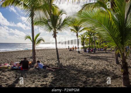 France, Reunion island (French overseas department), The Etang Salé les Bains, beach Stock Photo