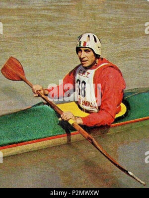 . CAMPIONI dello SPORT 1973/74-Figurina n.131- D'ANGELO - ITALIA -CANOA . 1972. Unknown 76 Roberto D'Angelo 1972 Stock Photo