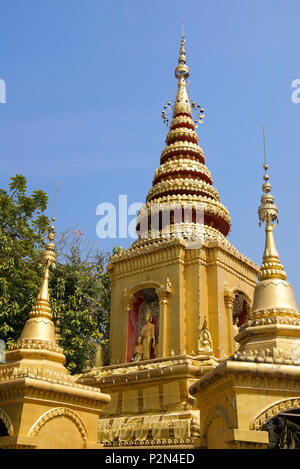 Detail Wat Pa Kham Temple Pai town Mae Hong Son Province Northern Thailand Stock Photo
