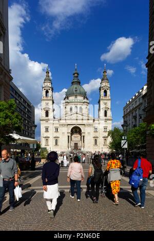 Budapest, Hungary, area classified as World Heritage, Pest, St. Stephen's Basilica (Szent Istvan-bazilika) Stock Photo