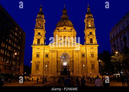 Budapest, Hungary, area classified as World Heritage, Pest, St. Stephen's Basilica (Szent Istvan-bazilika) Stock Photo