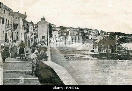 Italiano Pescantina provincia di Verona in una foto d epoca