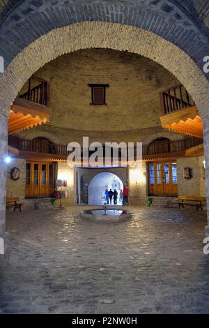 Azerbaijan, Shaki, the caravanserai Stock Photo