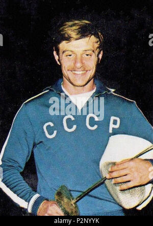 . CAMPIONI dello SPORT 1973/74-Figurina n.326- SIDIAK-URSS-SCHERMA . 1972. Unknown 92 Viktor Sidyak 1972 Stock Photo