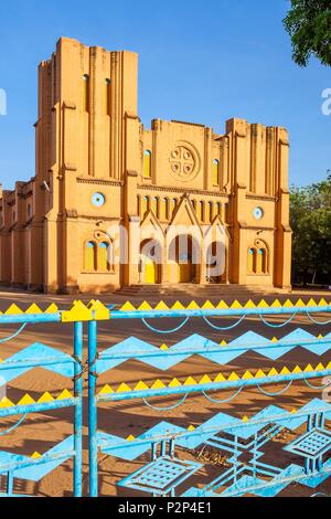 Burkina Faso, Centre region, Ouagadougou, the Immaculate Conception Cathedral Stock Photo