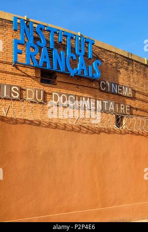 Burkina Faso, Centre region, Ouagadougou, downtown, the French Institute, French-Burkinabe Cultural Centre Stock Photo