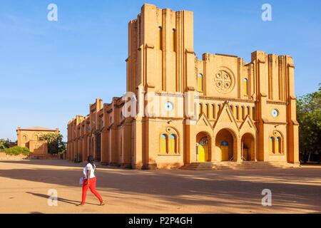 Burkina Faso, Centre region, Ouagadougou, the Immaculate Conception Cathedral Stock Photo