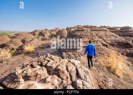 Burkina Faso, Banfora, capitale of Cascades region and Comoe province, Fabedougou domes Stock Photo