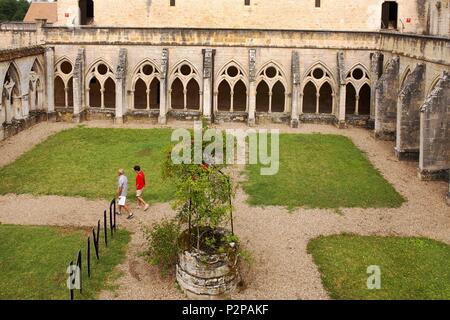 France, Cher, Noirlac Abbey Stock Photo