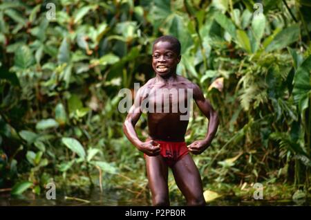 Ivory Coast, Abidjan, economic capital, Cocody Stock Photo