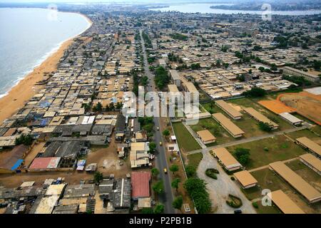 Ivory Coast, Abidjan, economic capital, Jacqueville Stock Photo