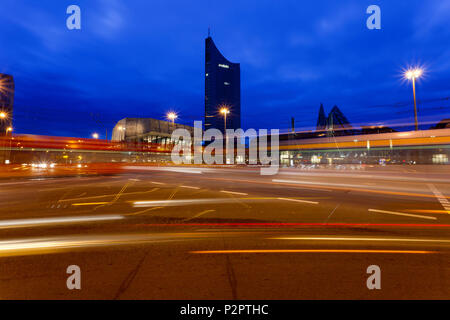 Architecture, Exterior View, Augustusplatz, Saxony, Leipzig, Germany, Europe Stock Photo