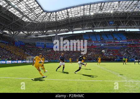 Kazan, Russia. 16th June, 2018. generally, peripheral subject, game scene. France (FRA) -Australia (AUS) 2-1, Preliminary Round, Group C, Game 5, on 16.06.2018 in Kazan, Kazan Arena. Football World Cup 2018 in Russia from 14.06. - 15.07.2018. | usage worldwide Credit: dpa/Alamy Live News Stock Photo
