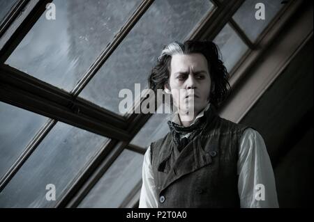 Original Film Title: THE SWEENEY TODD: DEMON BARBER OF FLEET STREET.  English Title: SWEENEY TODD: THE DEMON BARBER OF FLEET STREET.  Film Director: TIM BURTON.  Year: 2007.  Stars: JOHNNY DEPP. Credit: DREAMWORKS SKG/MACDONALD/PARKES PROD./WARNER BROS. PICTURES/ / Album Stock Photo