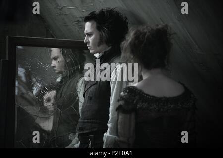 Original Film Title: THE SWEENEY TODD: DEMON BARBER OF FLEET STREET.  English Title: SWEENEY TODD: THE DEMON BARBER OF FLEET STREET.  Film Director: TIM BURTON.  Year: 2007.  Stars: JOHNNY DEPP. Credit: DREAMWORKS SKG/MACDONALD/PARKES PROD./WARNER BROS. PICTURES/ / Album Stock Photo