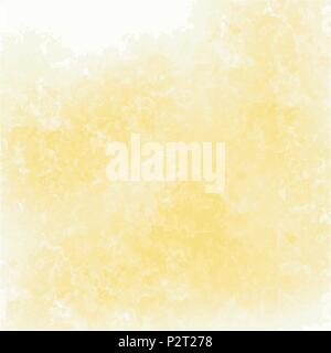 yellow watercolor cloudscape pattern, vector illustration Stock Vector