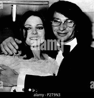 . Italian singers Nada and Nicola Di Bari . 7 March 1971. Unknown 59 Nada and Nicola Di Bari Stock Photo