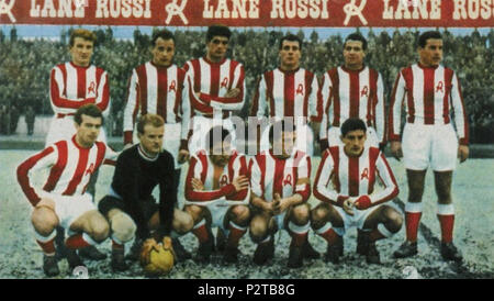Associazione Calcio Lanerossi Vicenza 1953 54 Stock Photo 163722745