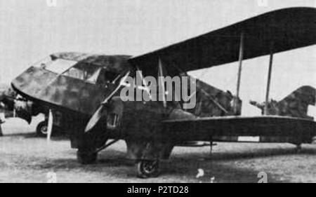 English Italian Breda Ba.44 transport aircraft in Regia Aeronautica