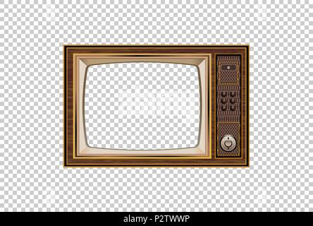 Old TV  Illustration of the good old retro TV Stock Vector