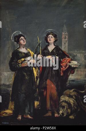 The Santas Justa and Rufina 1817 by Francisco de Goya (17461828