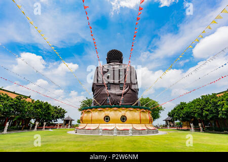 Changhua, MAY 25: Hugh Buddha statue in Eight Trigram Mountains Buddha Landscape on MAY 25, 2018 at Changhua, Taiwan Stock Photo