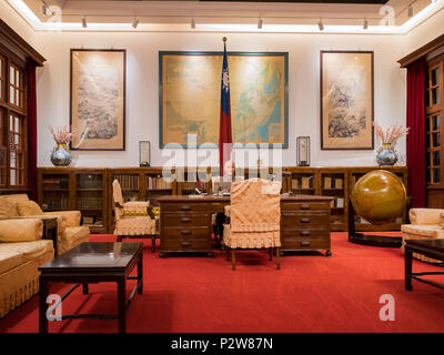 Taipei, MAY 22: Interior view of the Chiang Kai-shek Memorial Hall on MAY 22, 2018 at Taipei, Taiwan Stock Photo