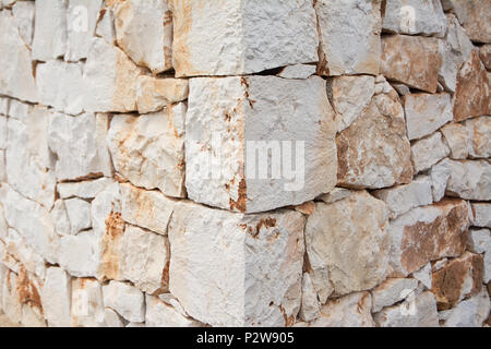 The detail of a corner of a new drywall Stock Photo