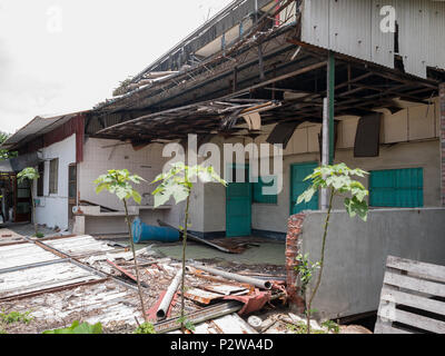 Changhua, MAY 26: Old abandoned houses on MAY 26, 2018 at Changhua, Taiwan Stock Photo