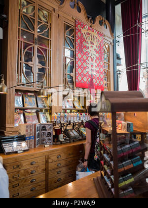 Taichung, MAY 25: Interior view of the special Miyahara Ice Cream store on MAY 25, 2018 at Taichung, Taiwan Stock Photo