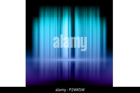 Abstract background with blurred neon blue and purple lights, stock vector Stock Vector
