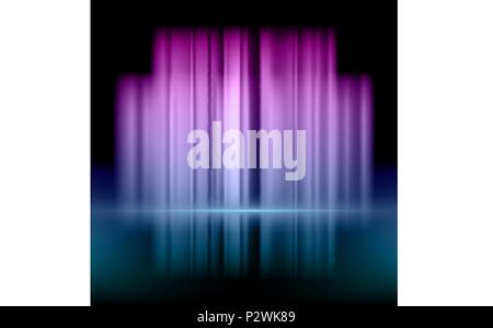 Abstract background with blurred neon pink and blue lights, stock vector Stock Vector