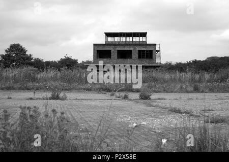 airfield control tower Coleby Grange Stock Photo