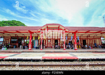 Huahin train station Stock Photo