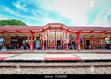 Huahin train station Stock Photo