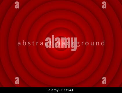 3d banner with shadows and folds, background with waves, abstraction. Vector illustration Stock Vector