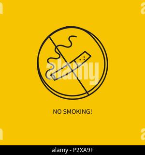 no smoking sign Stock Vector