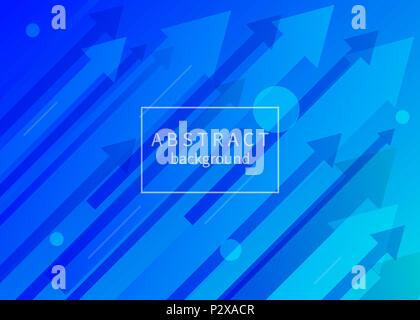 blue arrows background Stock Vector