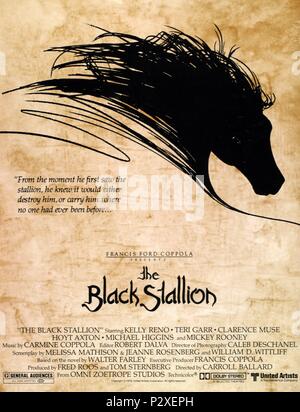 Original Film Title: THE BLACK STALLION. English Title: THE BLACK ...