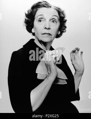 Stars: ZASU PITTS. Stock Photo