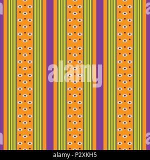 Retro Colored Seamless Pattern with Vertical Stripes Stock Vector