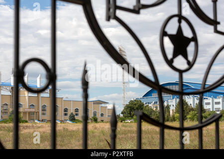 25.08.2016, Tiraspol, Transnistria, Moldova - The Sheriff Sports Complex, with two football stadia, is part of the multicultural group Sheriff, the la Stock Photo
