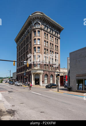 Empire National Bank Building in Clarksburg West Virginia Stock Photo