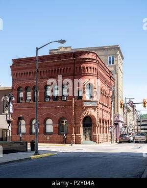 Community Bank Building in Clarksburg West Virginia Stock Photo