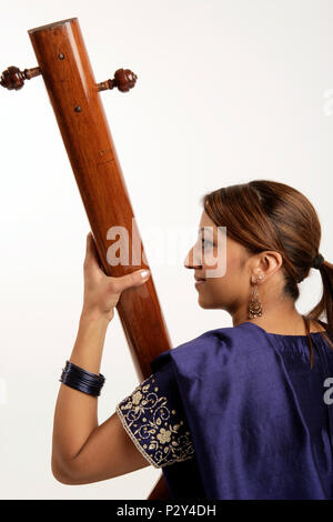 Tanpura, indian string instrument Stock Photo