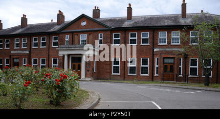 Middleton Hall sits ready for use Aug. 4, 2016, on RAF Mildenhall, England. The building still serves as an Officers’ Mess. (U.S. Air Force photo by Gina Randall) Stock Photo