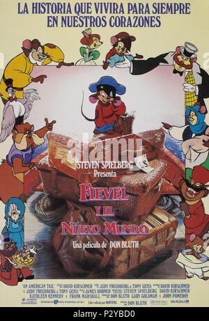 Original Film Title: AN AMERICAN TAIL.  English Title: AN AMERICAN TAIL.  Film Director: DON BLUTH.  Year: 1986. Credit: UNIVERSAL PICTURES / Album Stock Photo