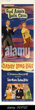 Original Film Title: DADDY LONG LEGS.  English Title: DADDY LONG LEGS.  Film Director: JEAN NEGULESCO.  Year: 1955. Credit: 20TH CENTURY FOX / Album Stock Photo