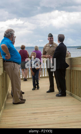 Capt. Brandon Bolhous, the officer in charge with 6th Engineer Support ...