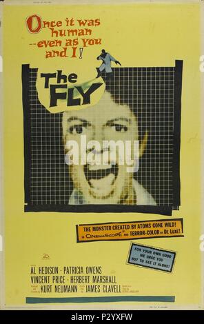 Original Film Title: THE FLY.  English Title: THE FLY.  Film Director: KURT NEUMANN.  Year: 1958. Credit: 20TH CENTURY FOX / Album Stock Photo